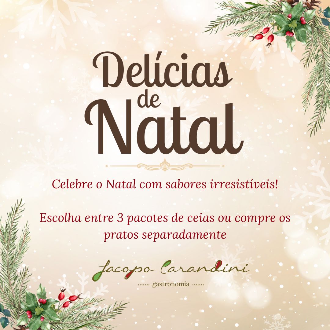 Encomendas Ceia de Natal 2025